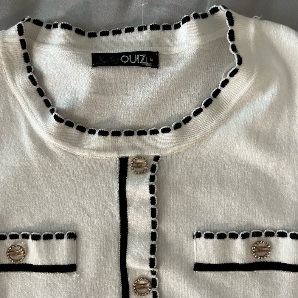 Brand Quiz, embellished Blair Waldorf inspired top